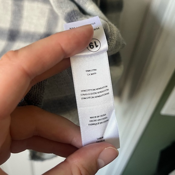 NWT Men’s Lennox Flannel Relaxed Shirt | Rails | Size Large - Picture 9 of 11